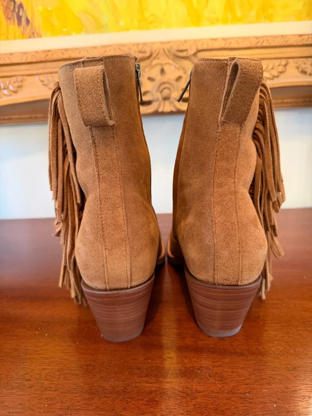 NWT Tecovas Toffee The Georgia Womens Snip Toe Short Boots 8.5 - Picture 9 of 16